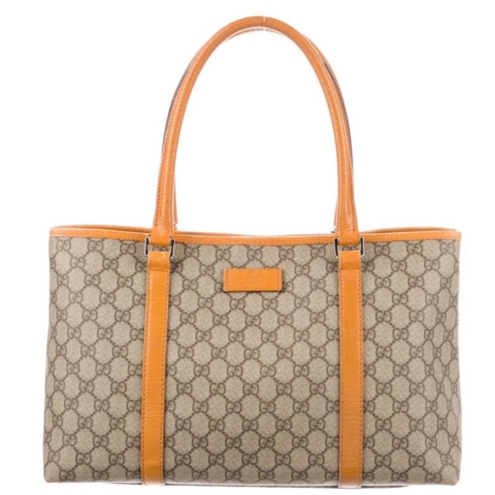 Authenticated Gucci Joy Supreme Shoulder Bag Tote Handbag Laptop Bag